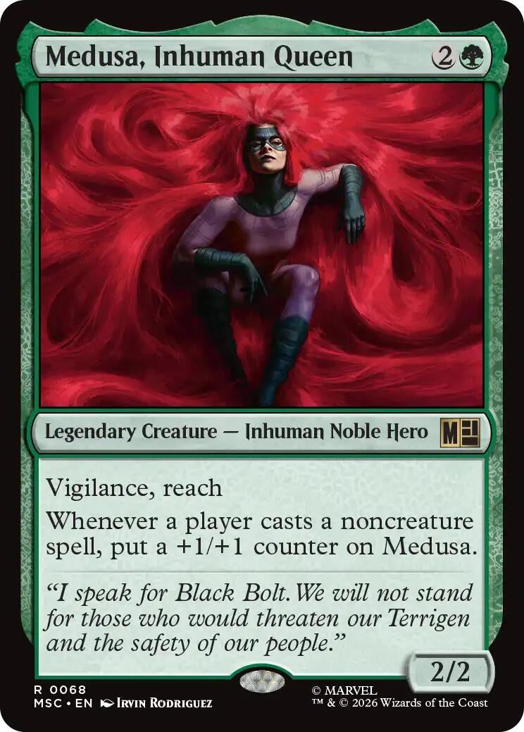 Image for Medusa, Inhuman Queen (68) (Commander: Marvel Super Heroes) - Magic: The Gathering