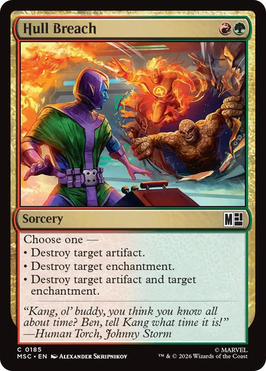 Image for Hull Breach (185) (Commander: Marvel Super Heroes) - Magic: The Gathering