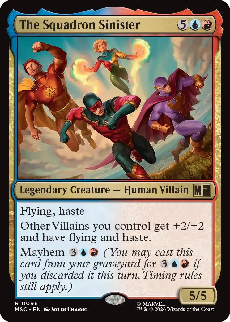 Image for The Squadron Sinister (96) (Commander: Marvel Super Heroes) - Magic: The Gathering