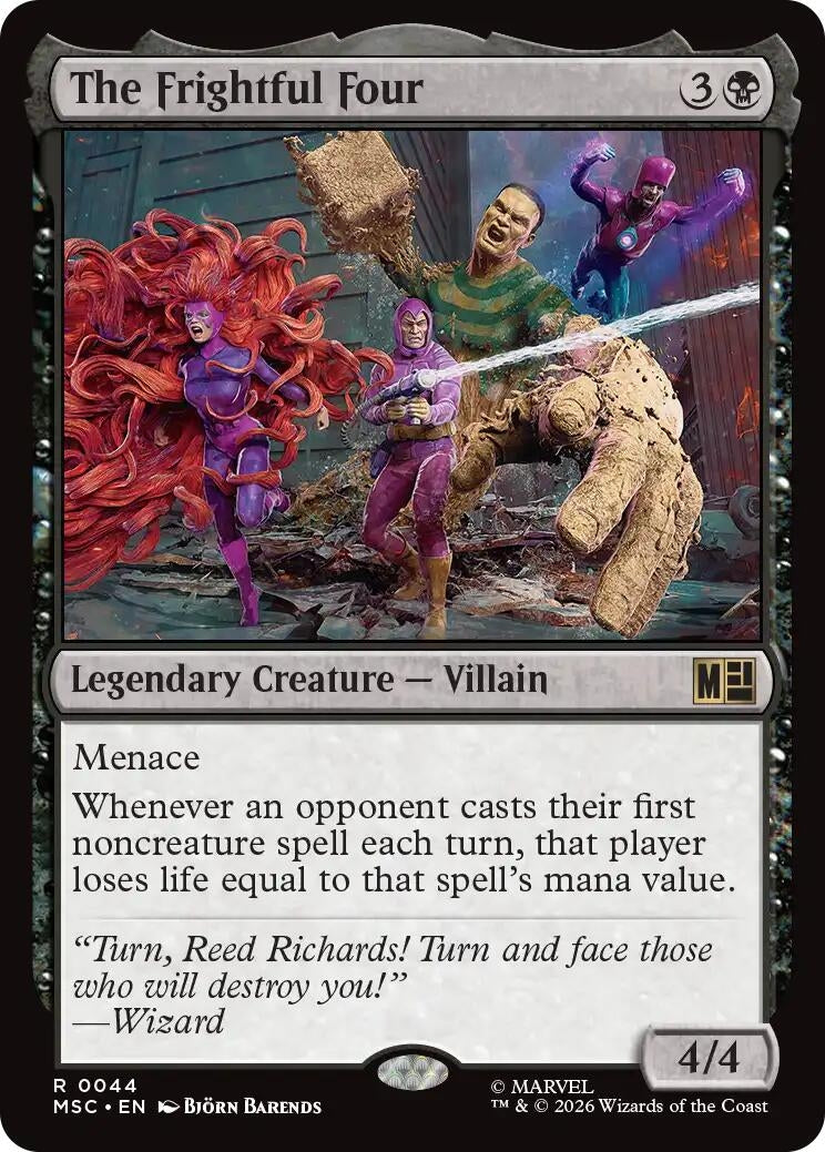 Image for The Frightful Four (44) (Commander: Marvel Super Heroes) - Magic: The Gathering