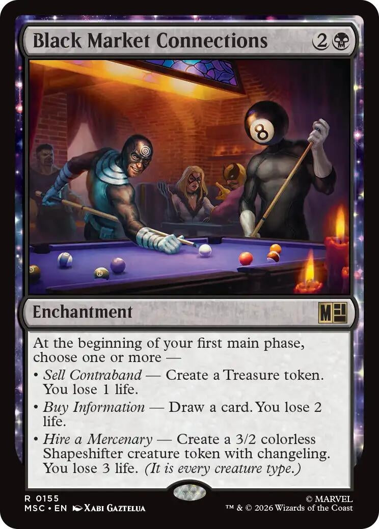 Image for Black Market Connections (155) (Commander: Marvel Super Heroes) - Magic: The Gathering