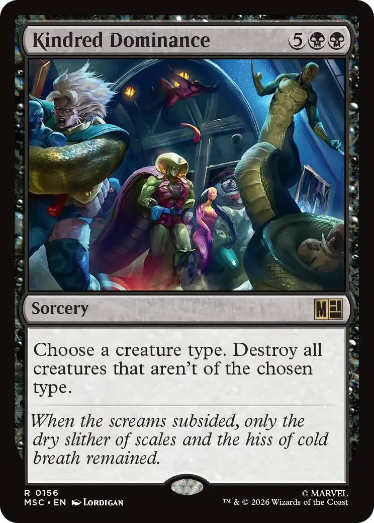 Image for Kindred Dominance (156) (Commander: Marvel Super Heroes) - Magic: The Gathering