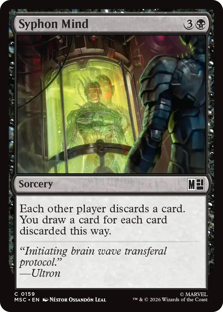 Image for Syphon Mind (Surge Foil) (159) (Commander: Marvel Super Heroes) - Magic: The Gathering