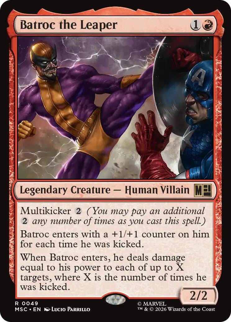Image for Batroc the Leaper (49) (Commander: Marvel Super Heroes) - Magic: The Gathering