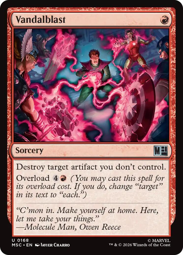 Image for Vandalblast (168) (Commander: Marvel Super Heroes) - Magic: The Gathering