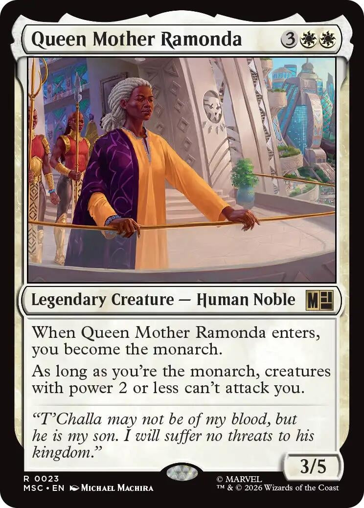Image for Queen Mother Ramonda (23) (Commander: Marvel Super Heroes) - Magic: The Gathering