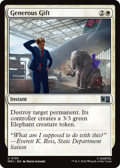 Image for Generous Gift (133) (Commander: Marvel Super Heroes) - Magic: The Gathering