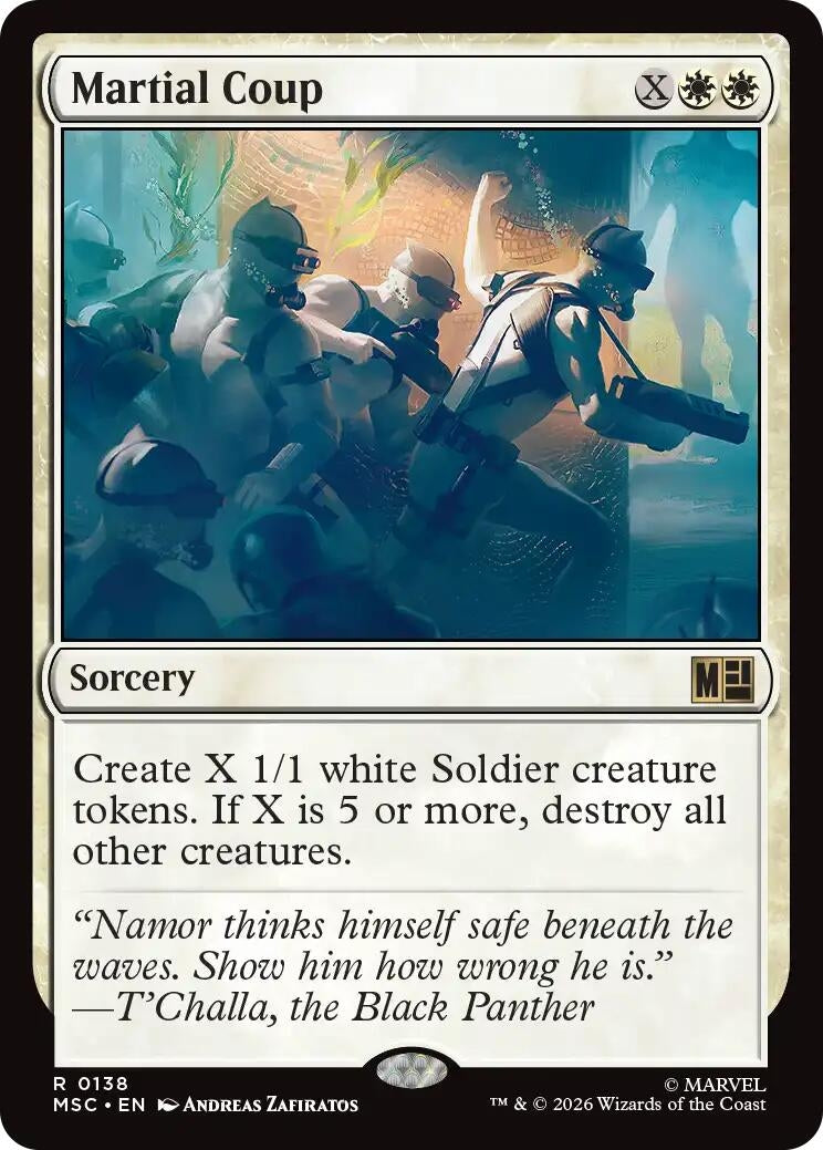 Image for Martial Coup (138) (Commander: Marvel Super Heroes) - Magic: The Gathering