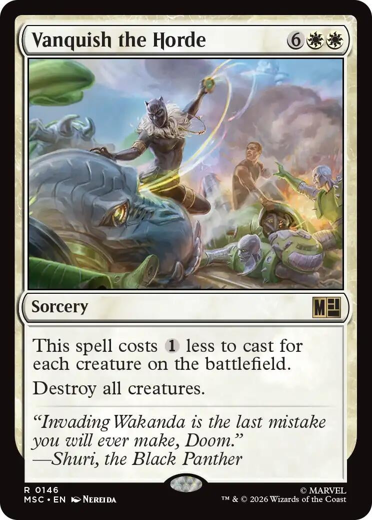 Image for Vanquish the Horde (146) (Commander: Marvel Super Heroes) - Magic: The Gathering