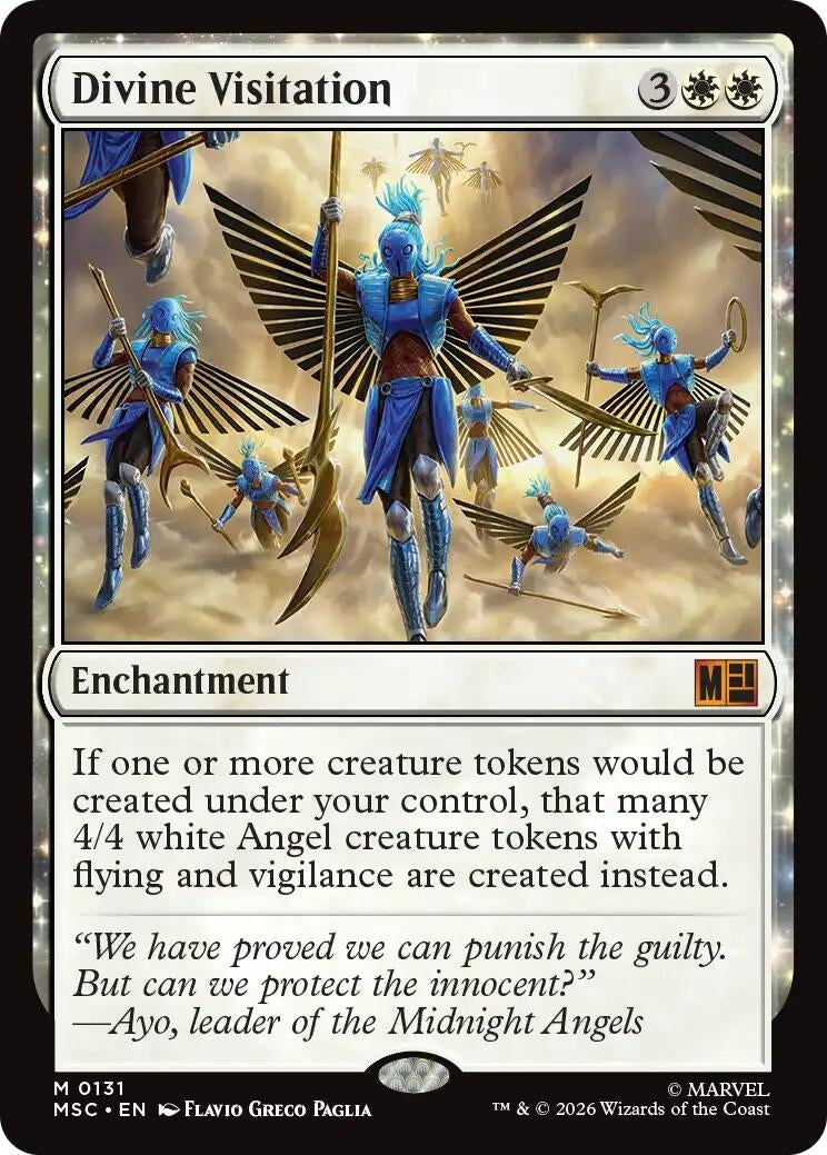 Image for Divine Visitation (Surge Foil) (131) (Commander: Marvel Super Heroes) - Magic: The Gathering