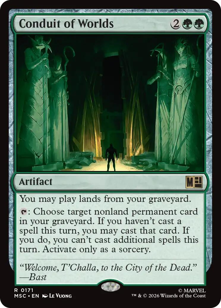 Image for Conduit of Worlds (Surge Foil) (171) (Commander: Marvel Super Heroes) - Magic: The Gathering