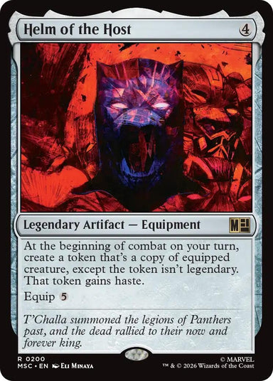 Image for Helm of the Host (Surge Foil) (200) (Commander: Marvel Super Heroes) - Magic: The Gathering