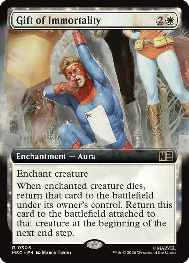 Image for Gift of Immortality (Extended Art) (306) (Commander: Marvel Super Heroes) - Magic: The Gathering