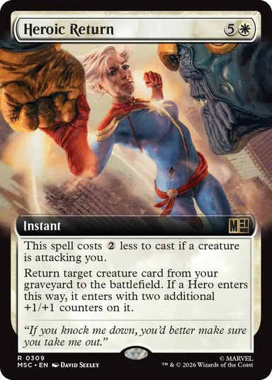Image for Heroic Return (Extended Art) (309) (Commander: Marvel Super Heroes) - Magic: The Gathering