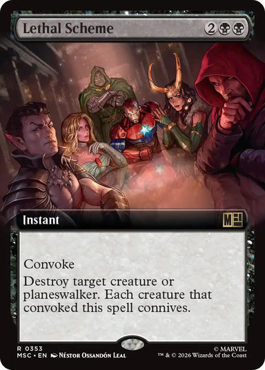 Image for Lethal Scheme (Extended Art) (353) (Commander: Marvel Super Heroes) - Magic: The Gathering
