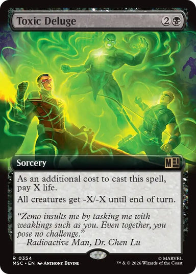 Image for Toxic Deluge (Borderless) (354) (Commander: Marvel Super Heroes) - Magic: The Gathering