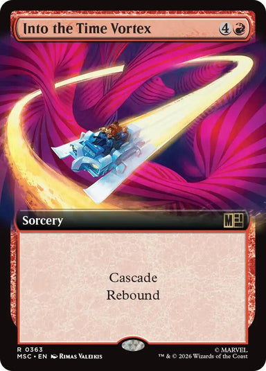 Image for Into the Time Vortex (Extended Art) (363) (Commander: Marvel Super Heroes) - Magic: The Gathering