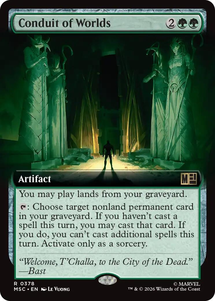 Image for Conduit of Worlds (Extended Art) (378) (Commander: Marvel Super Heroes) - Magic: The Gathering