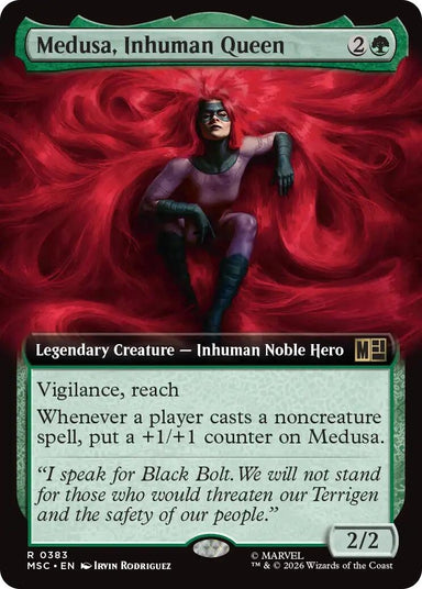 Image for Medusa, Inhuman Queen (Extended Art) (383) (Commander: Marvel Super Heroes) - Magic: The Gathering