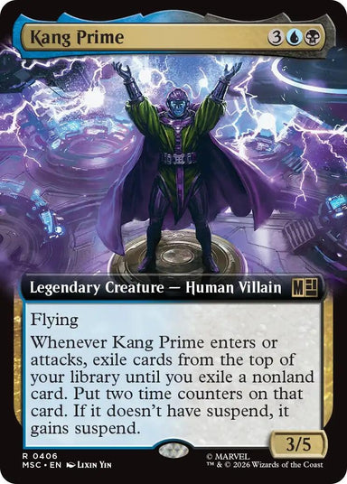 Image for Kang Prime (Extended Art) (406) (Commander: Marvel Super Heroes) - Magic: The Gathering