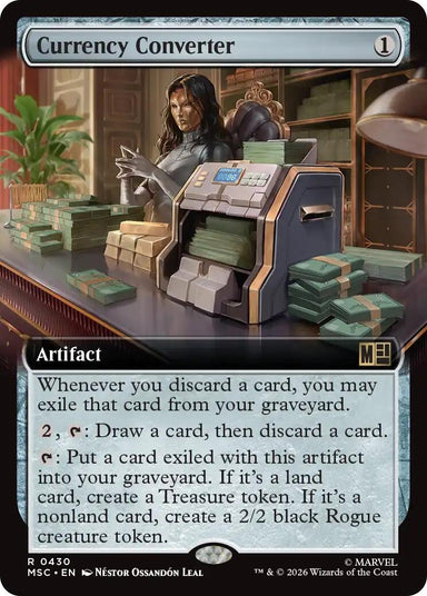 Image for Currency Converter (Extended Art) (430) (Commander: Marvel Super Heroes) - Magic: The Gathering