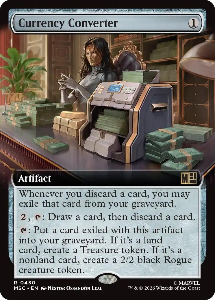 Image for Currency Converter (Extended Art) (430) (Commander: Marvel Super Heroes) - Magic: The Gathering