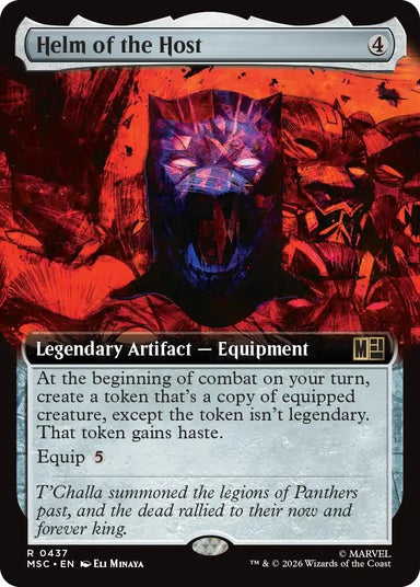 Image for Helm of the Host (Extended Art) (437) (Commander: Marvel Super Heroes) - Magic: The Gathering