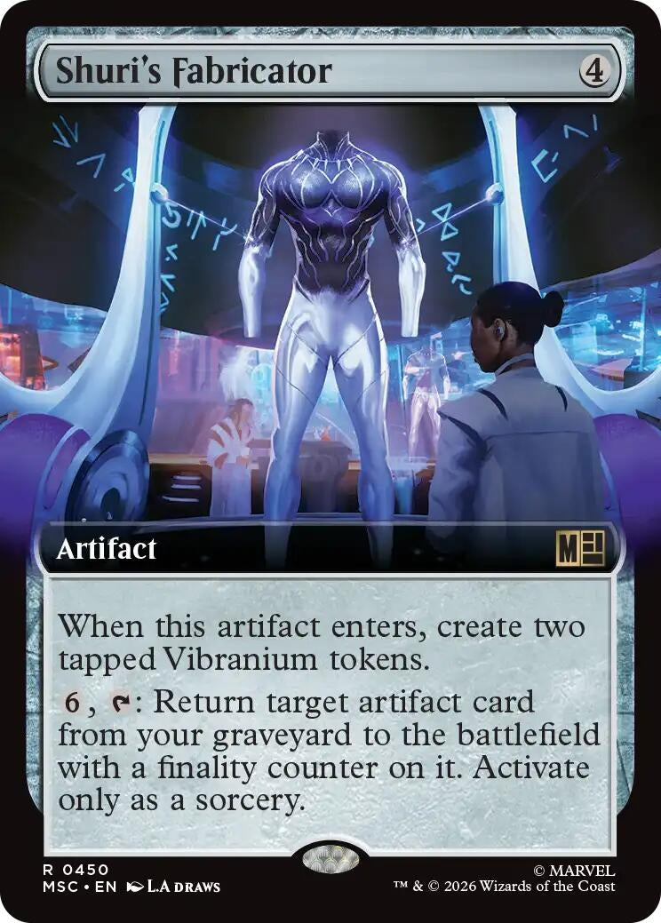 Image for Shuri's Fabricator (Extended Art) (450) (Commander: Marvel Super Heroes) - Magic: The Gathering