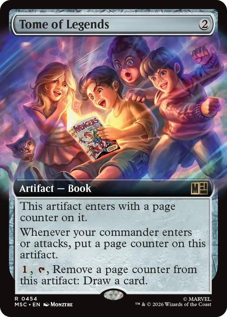 Image for Tome of Legends (Extended Art) (454) (Commander: Marvel Super Heroes) - Magic: The Gathering