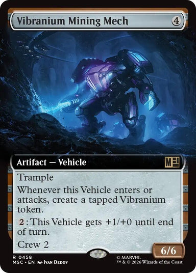 Image for Vibranium Mining Mech (Extended Art) (458) (Commander: Marvel Super Heroes) - Magic: The Gathering