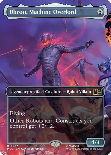 Image for Ultron, Machine Overlord (Borderless) (507) (Commander: Marvel Super Heroes) - Magic: The Gathering