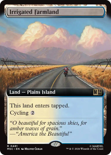 Image for Irrigated Farmland (Extended Art) (481) (Commander: Marvel Super Heroes) - Magic: The Gathering