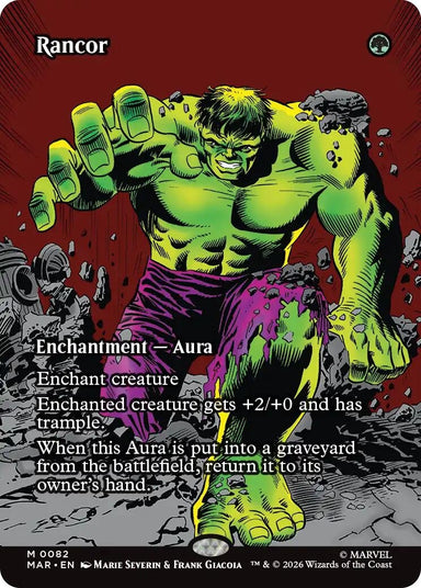 Image for Rancor (Borderless) (82) (Marvel Universe Eternal-Legal) - Magic: The Gathering