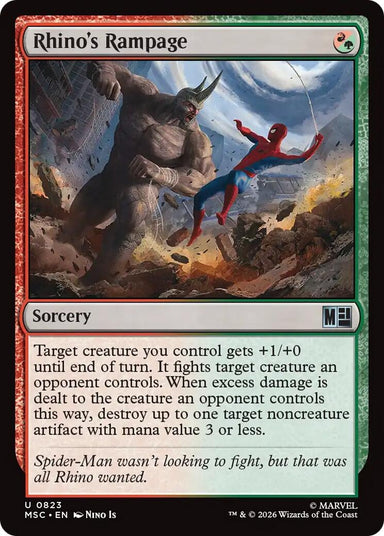Image for Rhino's Rampage (823) (Commander: Marvel Super Heroes) - Magic: The Gathering