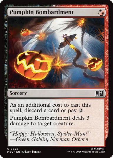 Image for Pumpkin Bombardment (822) (Commander: Marvel Super Heroes) - Magic: The Gathering