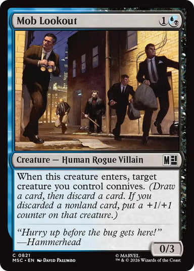 Image for Mob Lookout (821) (Commander: Marvel Super Heroes) - Magic: The Gathering