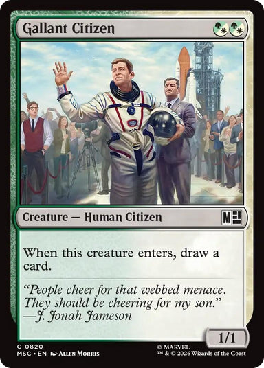 Image for Gallant Citizen (820) (Commander: Marvel Super Heroes) - Magic: The Gathering