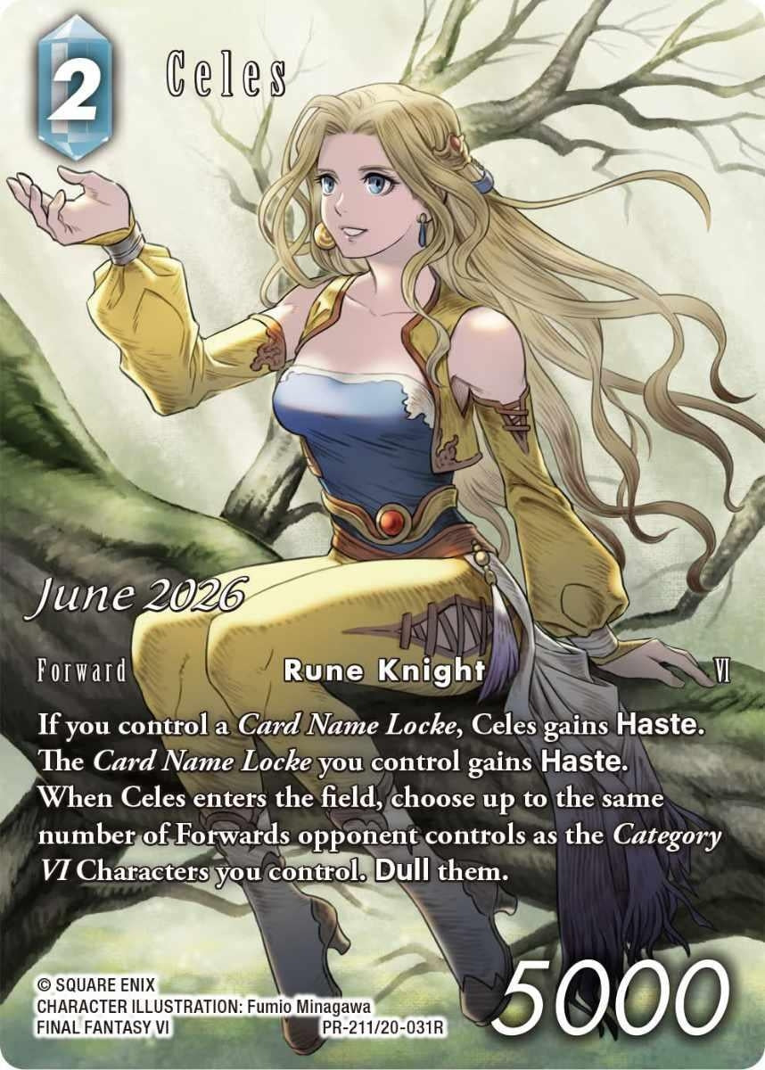Image for Celes (PR-211/20-031R) (FF: Promo Cards) (PR) - Final Fantasy TCG