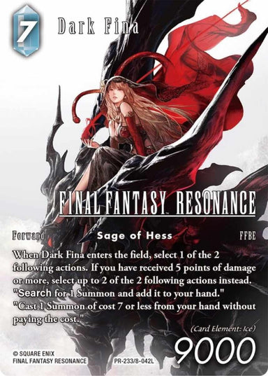 Image for Dark Fina (PR-233/8-042L) (FF: Promo Cards) (PR) - Final Fantasy TCG