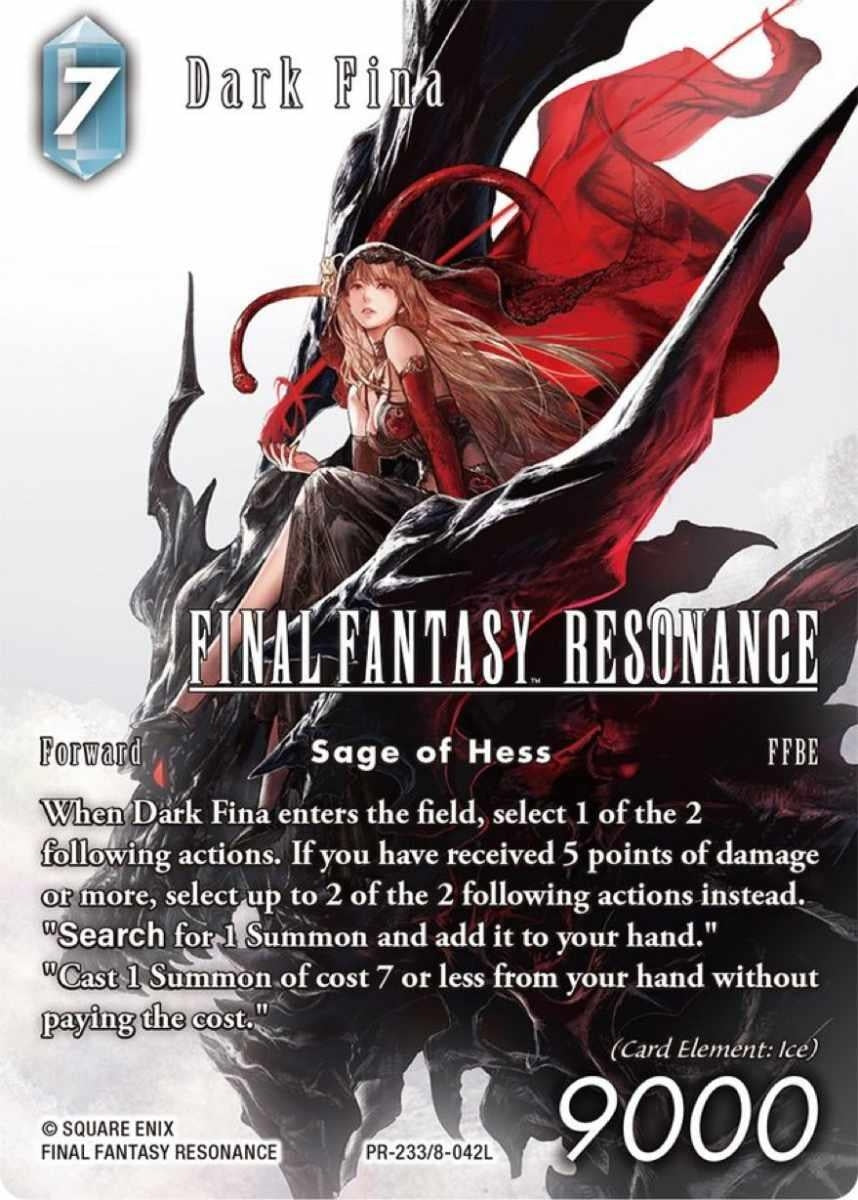 Image for Dark Fina (PR-233/8-042L) (FF: Promo Cards) (PR) - Final Fantasy TCG