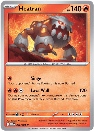 Image for Heatran (007/084) (ME05: Pitch Black) (ME05) - Pokemon
