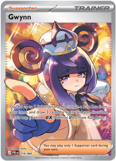 Image for Gwynn (119/084) (ME05: Pitch Black) (ME05) - Pokemon