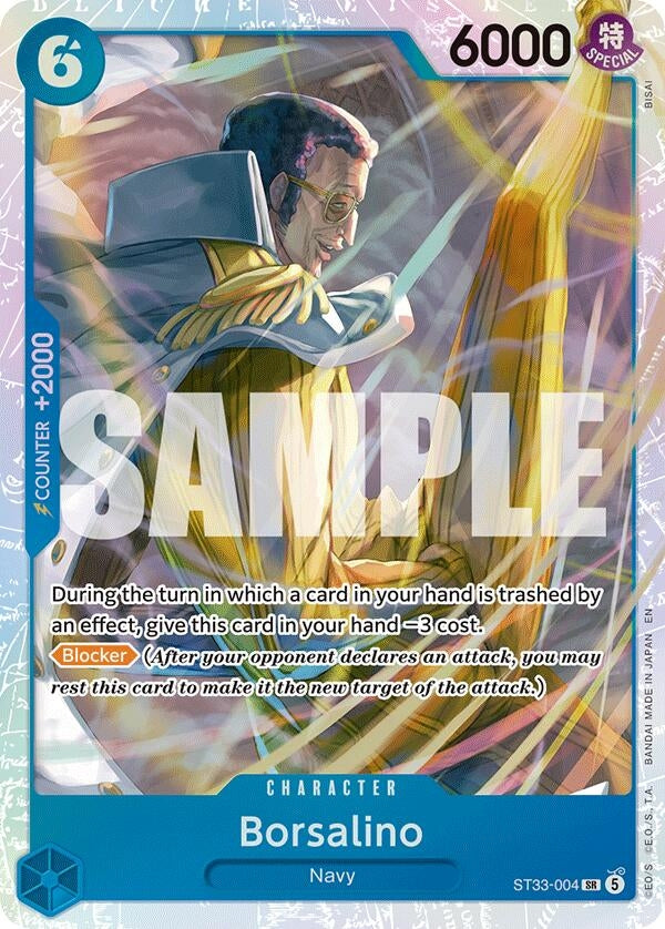 Borsalino (ST33-004) (ST-33: Starter Deck 33 BLUE Kuzan)