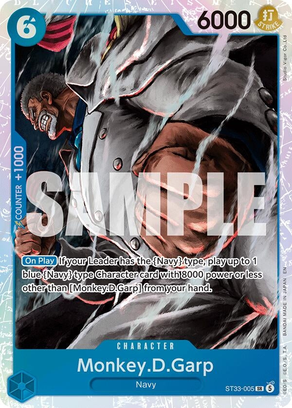 Monkey.D.Garp (ST33-005) (ST-33: Starter Deck 33 BLUE Kuzan)