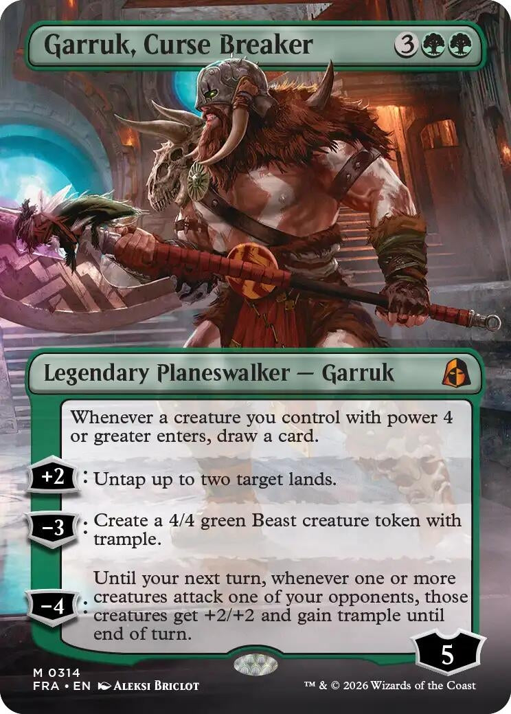 Garruk, Curse Breaker (Borderless) (314) (Reality Fracture)