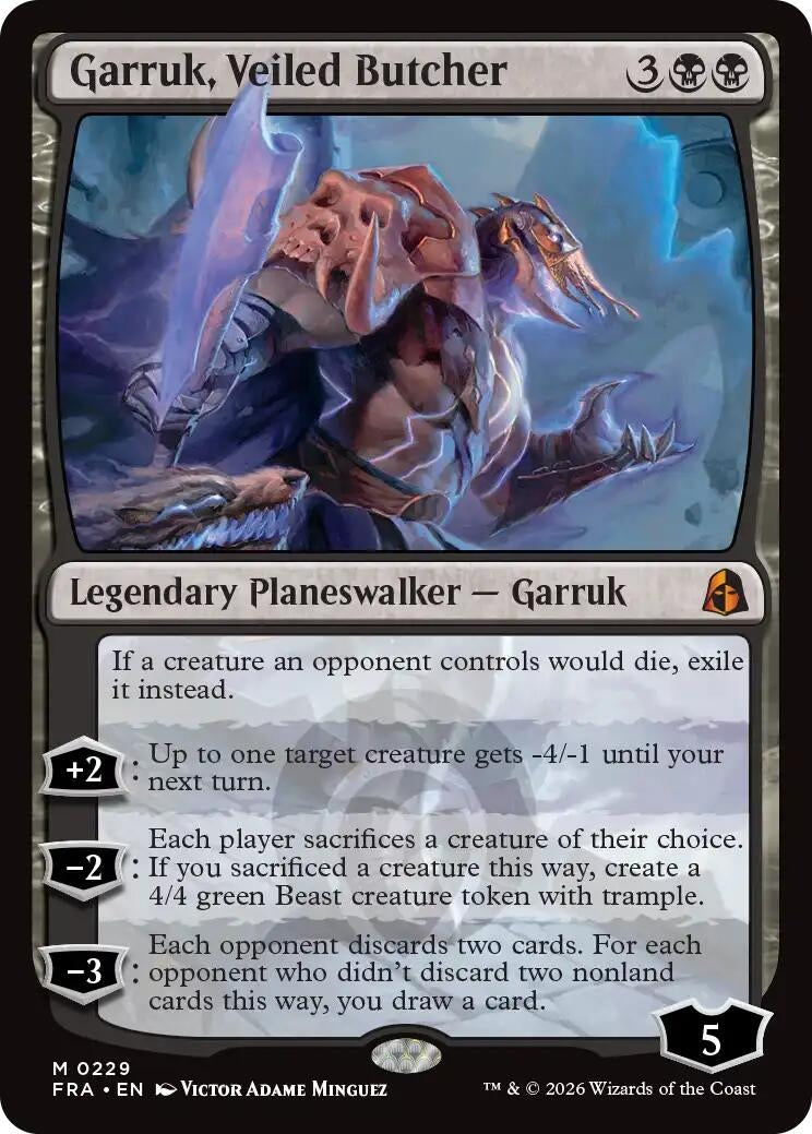 Garruk, Veiled Butcher (229) (Reality Fracture)