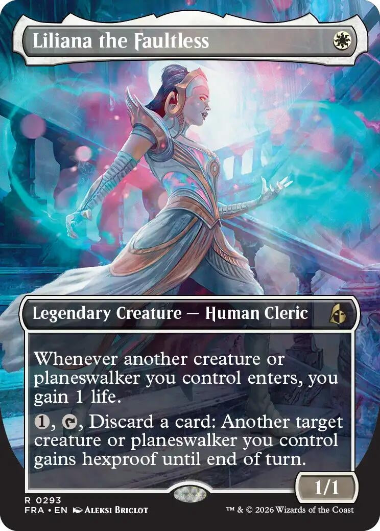 Liliana the Faultless (Borderless) (293) (Reality Fracture)