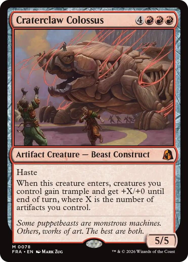 Craterclaw Colossus (78) (Reality Fracture)