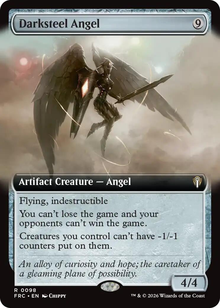 Darksteel Angel (Extended Art) (98) (Reality Fracture)