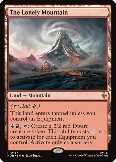 Image for The Lonely Mountain (187) (The Hobbit) (HOB) - Magic: The Gathering
